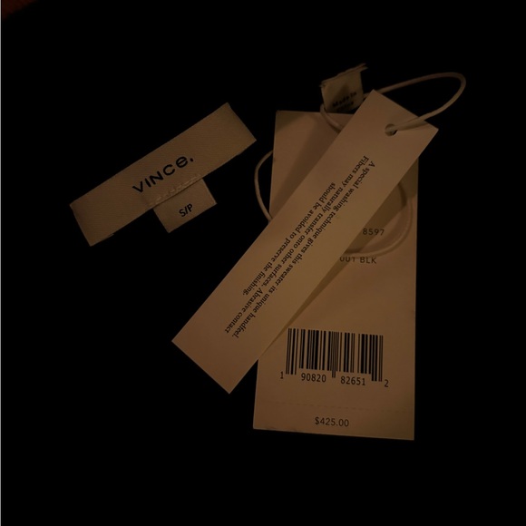 Vince Boiled Cashmere Funnel Neck Pullover Sweater - Picture 7 of 7